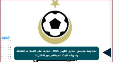 لمتابعة موسم الدوري الليبي 2025.. تعرف على القنوات الناقلة وطريقة البث المباشر عبر الإنترنت